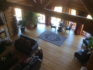 View of Living Room from Bedroom 